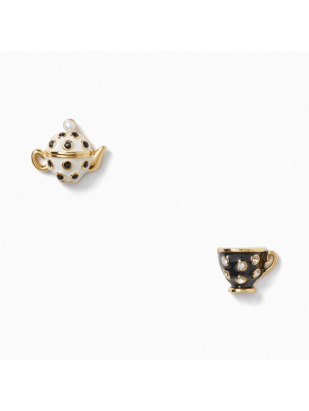 Kate Spade Alice in Wonderland Teacup Stud Earrings